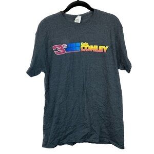 Cale Conley Shirt Short Sleeve Racing Car Crewneck Pull Over Top West Virginia
